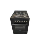 Wiggo WO‑E603R(BB) – Vrijstaand gasfornuis – 60 cm – 4 kookzones – 56L elektrische oven – Zwart - Afbeelding 5