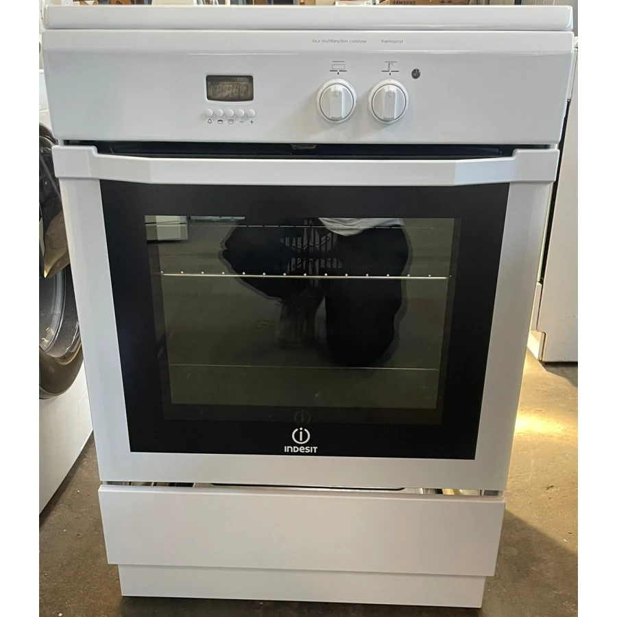 Indesit vrijstaand inductie elektrisch fornuis: 60 cm - I64I 6C6A(W)/FR - Afbeelding 2