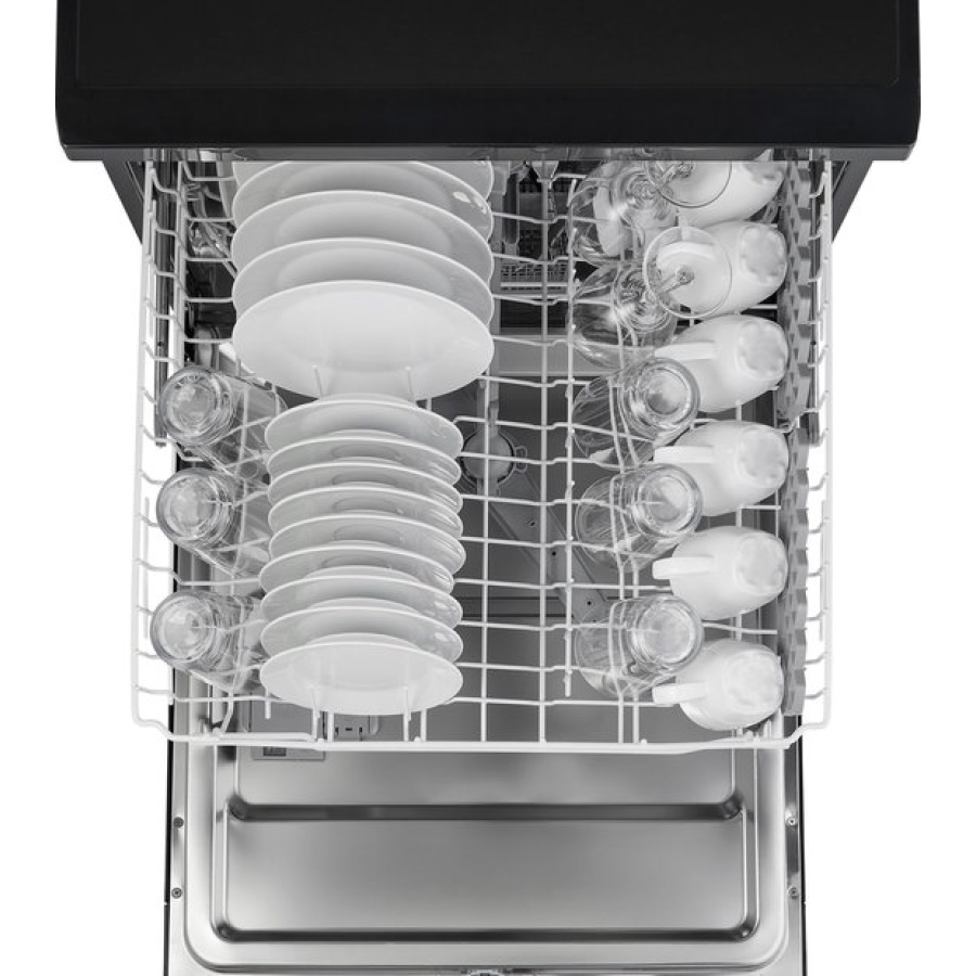 Inventum VVW6008AB - Vaatwasser - Vrijstaand - 12 couverts - 3 programma’s - Bestekmandje - Zwart - Afbeelding 9