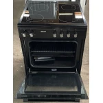 B-keus!! Fitelli FK6001ZW keramisch Vrijstaand fornuis Zwart 60CM BREED met heteluchtoven - Afbeelding 4