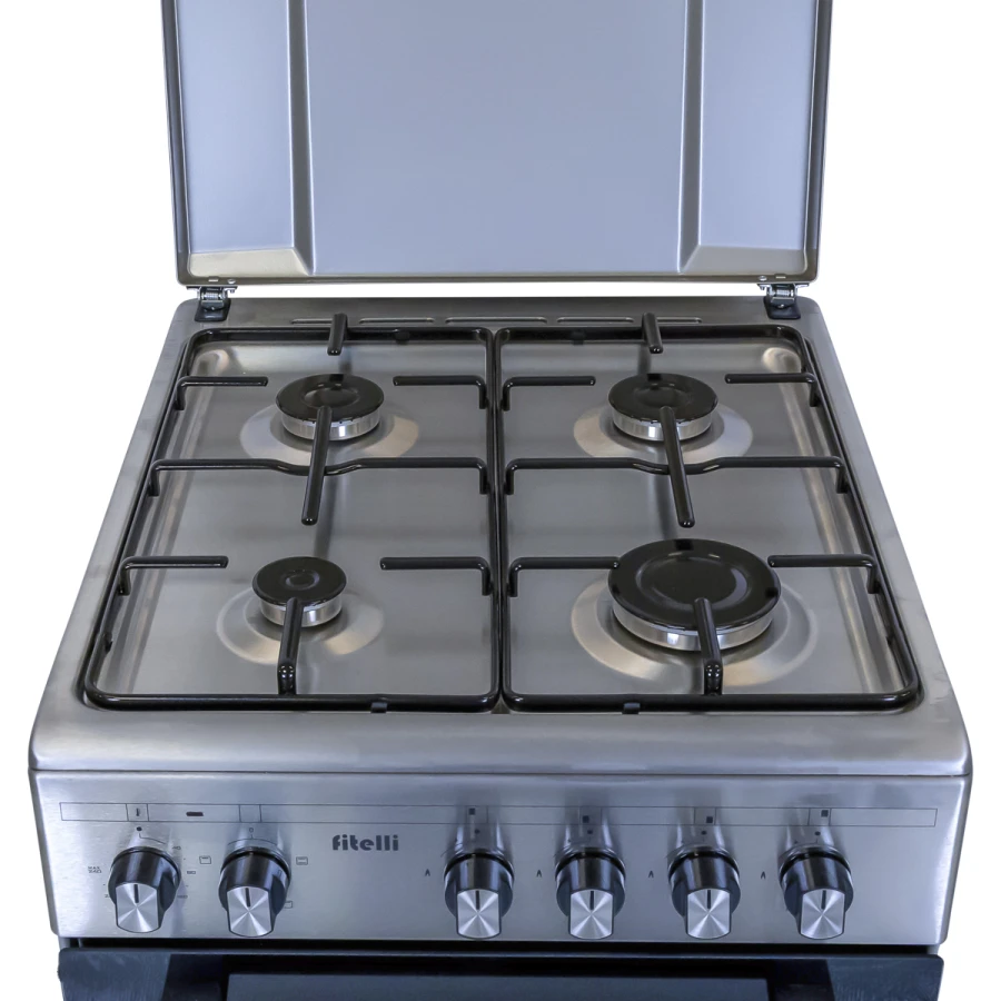 Fitelli FG5001RVS Gasfornuis 50CM - Afbeelding 2
