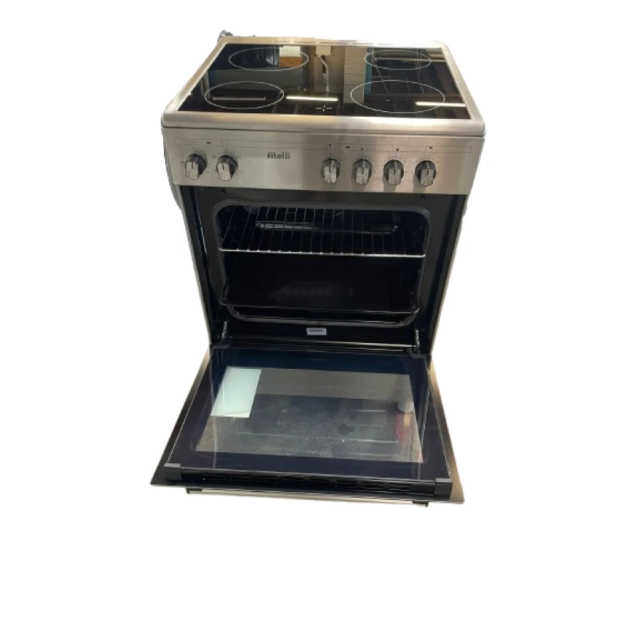 B-keus!! Fitelli FK6001RVS Keramisch Fornuis RVS 60CM - Afbeelding 3