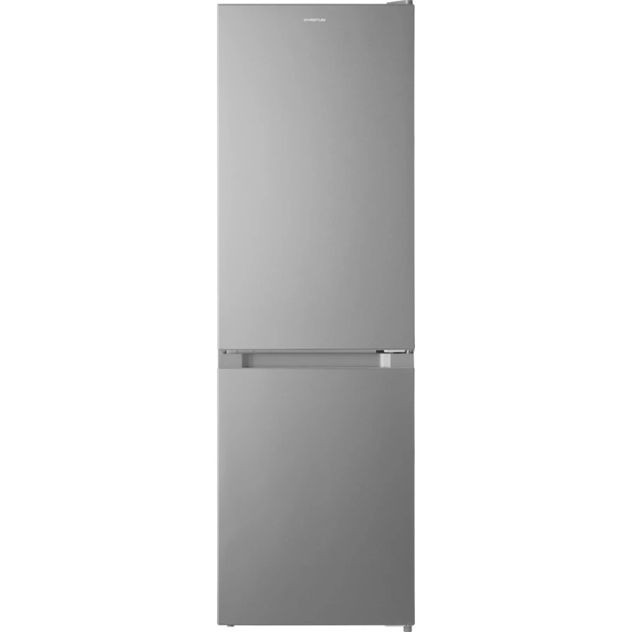 Inventum KV1500S Low Frost energiezuinige koel-vriescombinatie - 150 cm hoog - 174 liter - Energielabel D - Vrijstaand - Zilver - Afbeelding 1