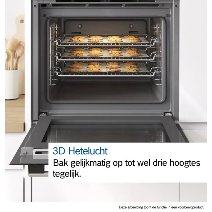 Bosch HBA553BA3F - Serie 4 - Inbouwoven - Zwart - Afbeelding 7