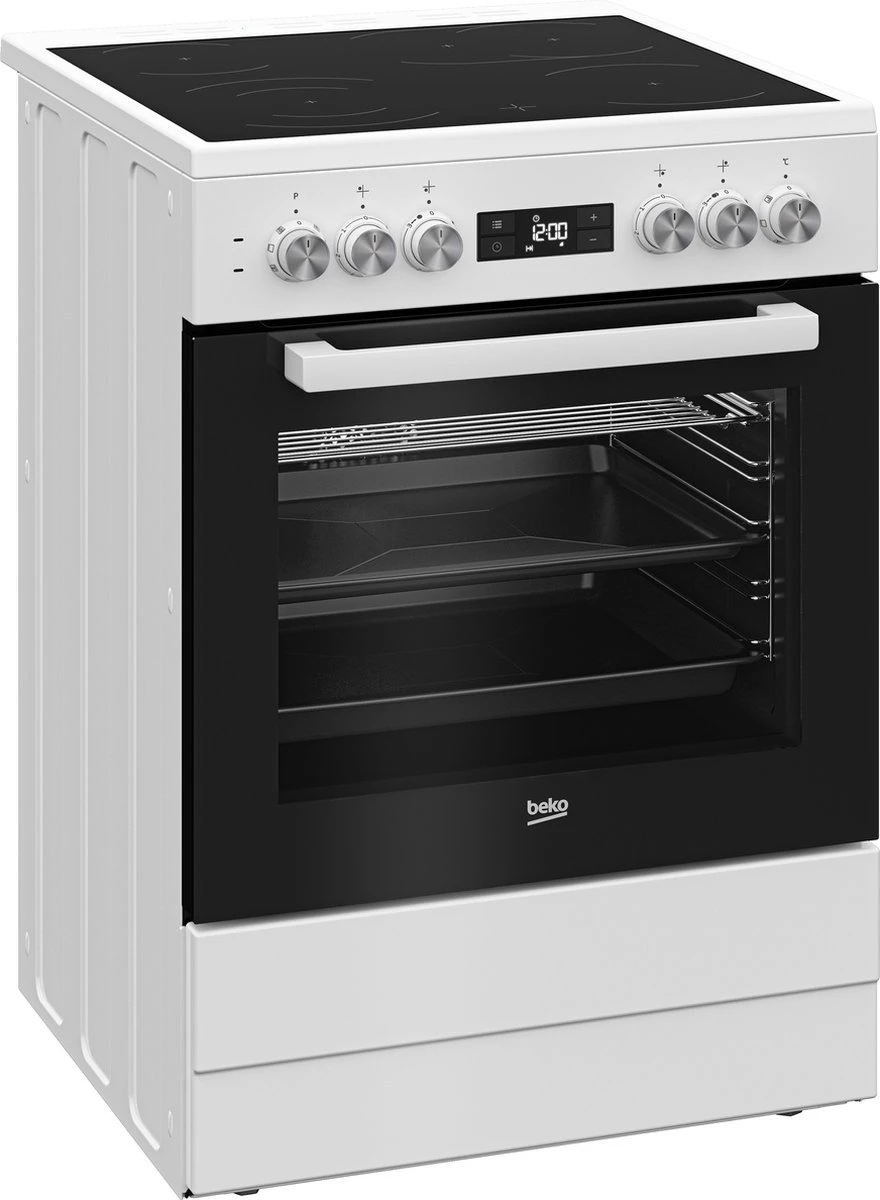 880x1200 Beko FSM62320DWS - Gasfornuis 60 cm - Afbeelding 1