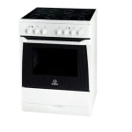 Indesit fornuis Vrijstaand fornuis Keramisch A 60cm breed
