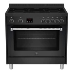 BERTAZZONI AMS95IND61CNE Inductie Fornuis 90CM Mat Zwart