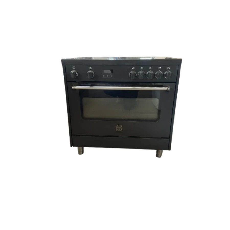 BERTAZZONI AMS95IND61CNE Inductie Fornuis 90CM Mat Zwart - Afbeelding 2