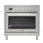 Luxe Fitelli FI9002RVS inductie fornuis RVS 90CM