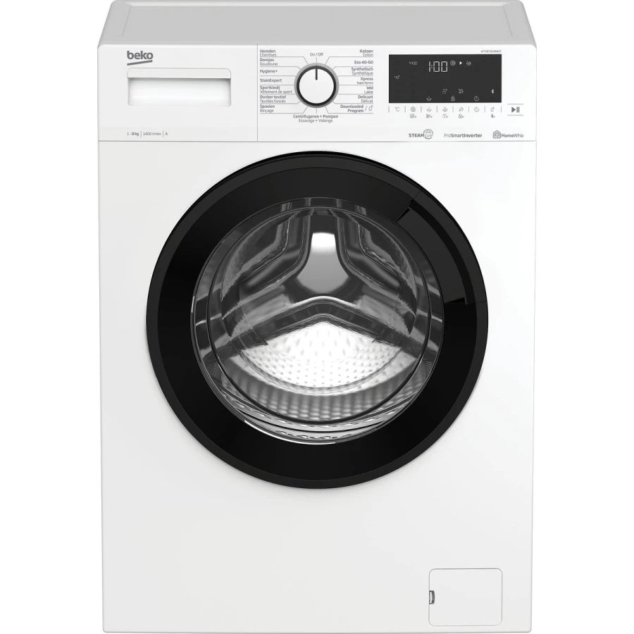 Beko WTV8716XBWST  - SteamCure - Wasmachine 8kg 1400 toeren - Afbeelding 1