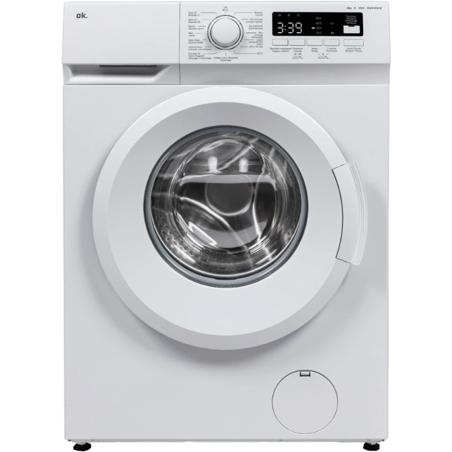 OK. OWM 8126 B Wasmachine (8 kg, B) 1400toeren - Afbeelding 1