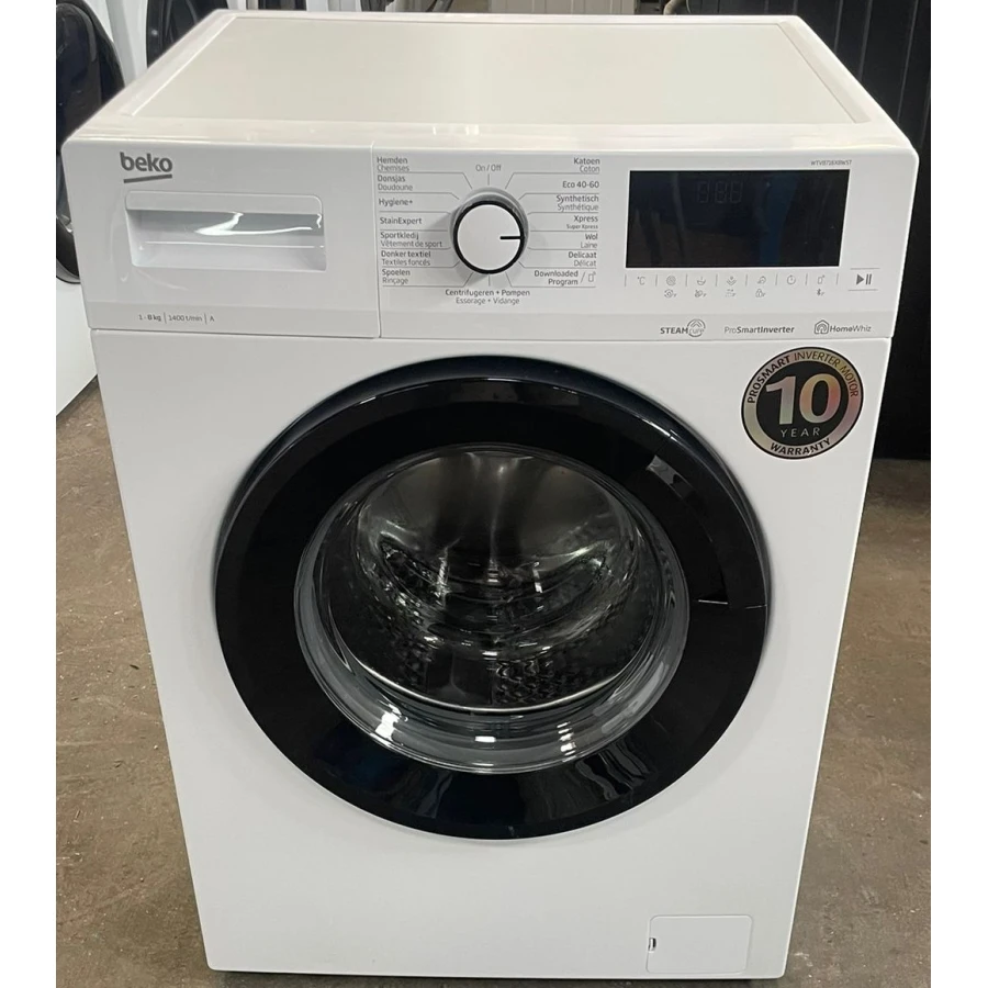 Beko WTV8716XBWST  - SteamCure - Wasmachine 8kg 1400 toeren - Afbeelding 2