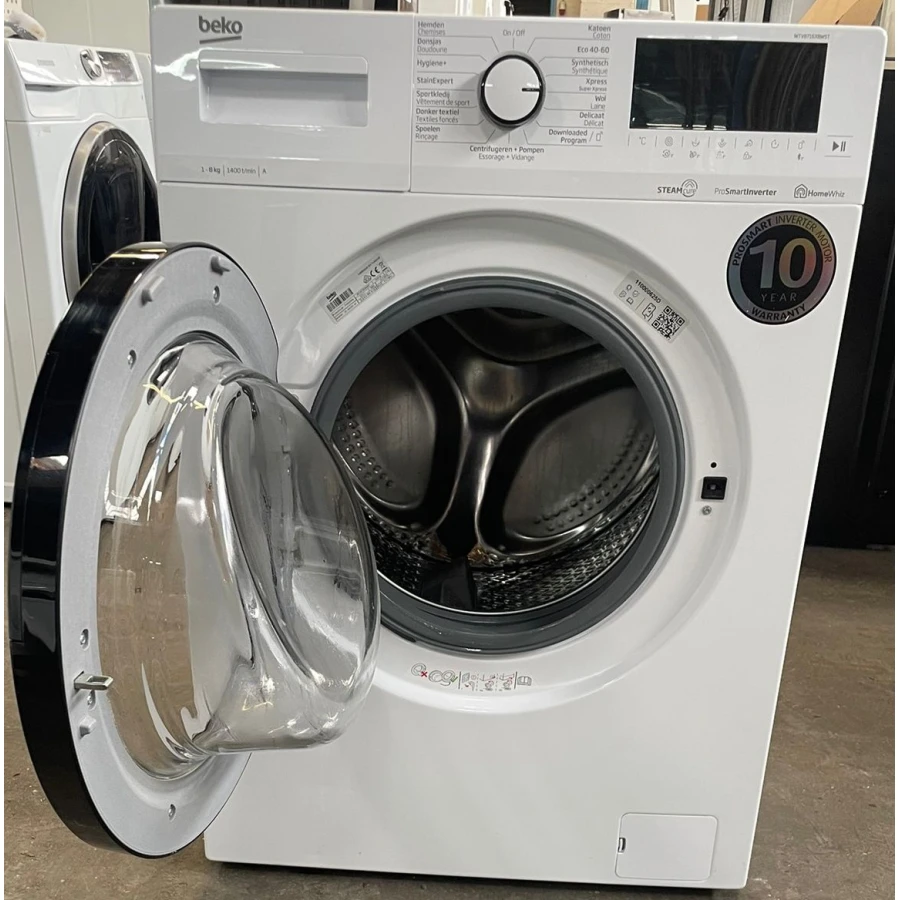 Beko WTV8716XBWST  - SteamCure - Wasmachine 8kg 1400 toeren - Afbeelding 4