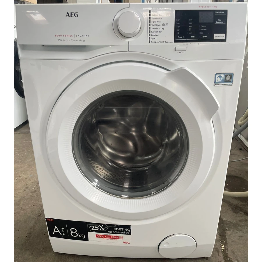 Aeg L6FB84It wasmachine met 8 kg. vulgewicht en 1400 toeren - Afbeelding 2
