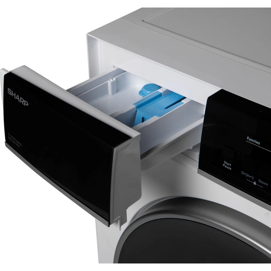Sharp ESNFB814AWNABX Wasmachine 8kg 1400toeren - Afbeelding 9