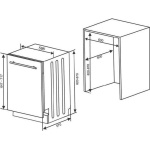Sharp QWNI14I47EXEU - inbouw vaatwasser - volledig geïntegreerd - 60 cm - Afbeelding 7