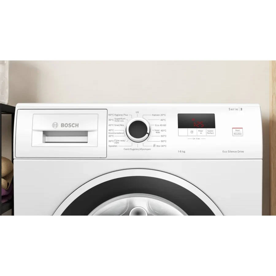BOSCH WGE03408NL Wasmachine 8kg 1400toeren - Afbeelding 2