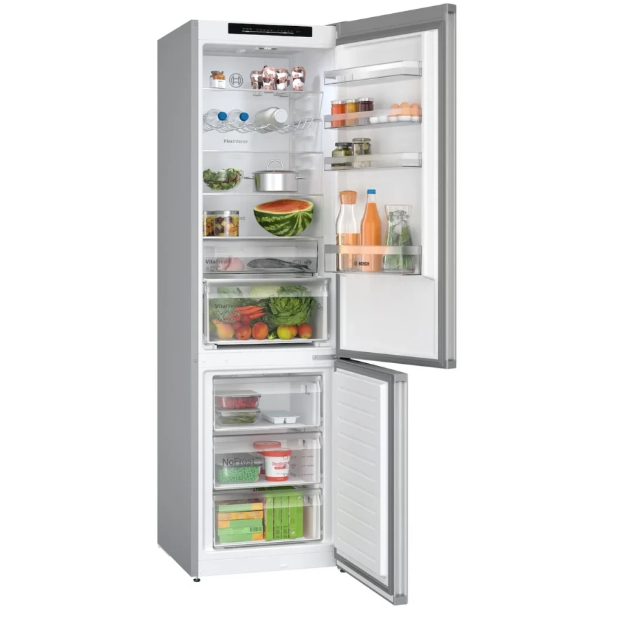 Bosch KGN392LDF Koel-vriescombinatie grijs - Afbeelding 2