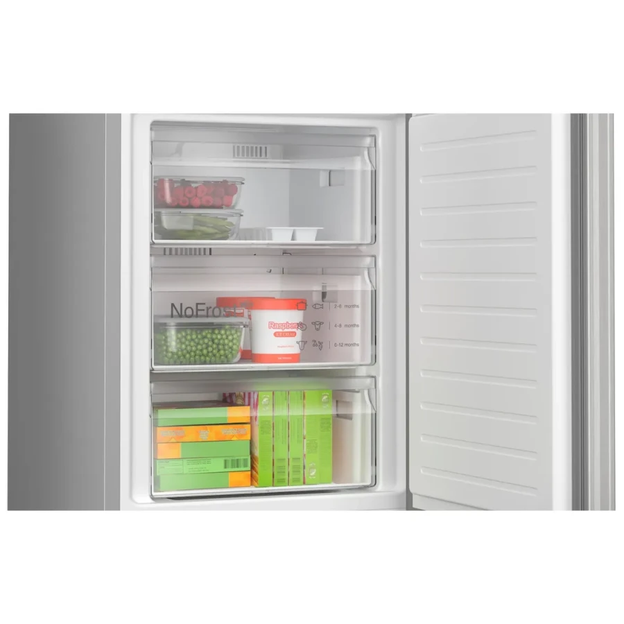 Bosch KGN392LDF Koel-vriescombinatie grijs - Afbeelding 6