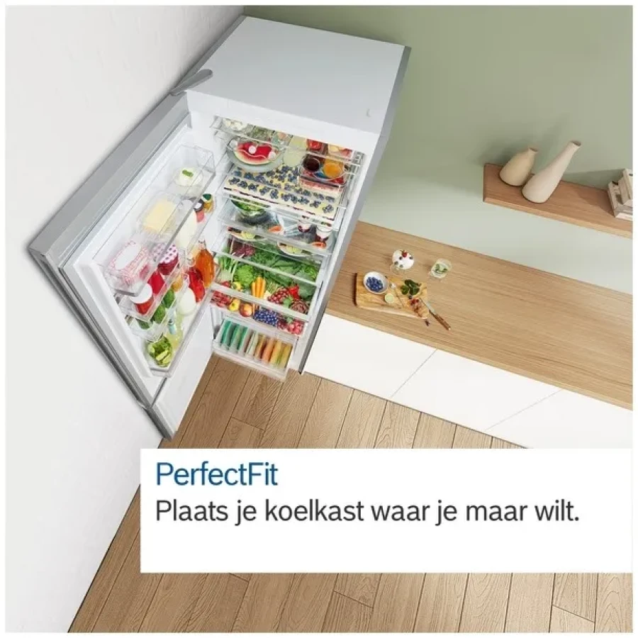 Bosch KGN392LDF Koel-vriescombinatie grijs - Afbeelding 10