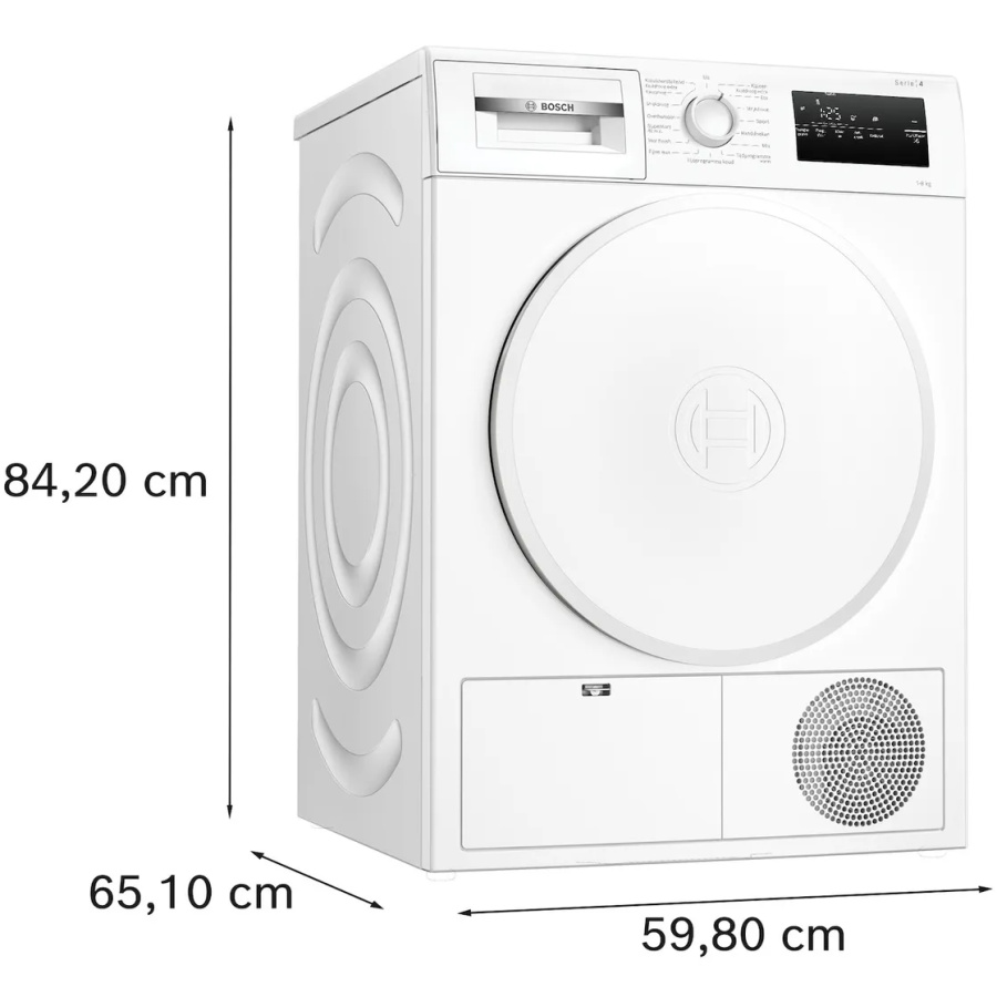 Bosch WTH8300SNL Warmtepompdroger 8kg - Afbeelding 7