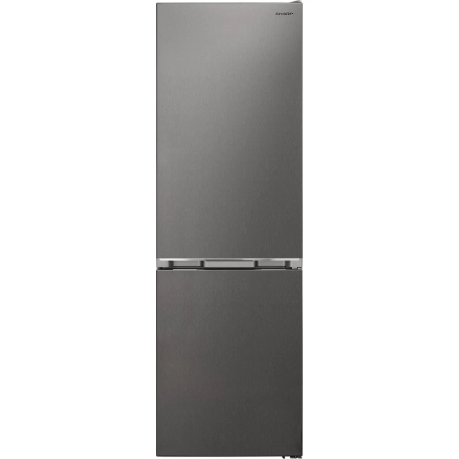Sharp SJNBA11DMXPCEU - Koel-vriescombinatie - NoFrost - Zilver - Compacte koelkast - Afbeelding 1
