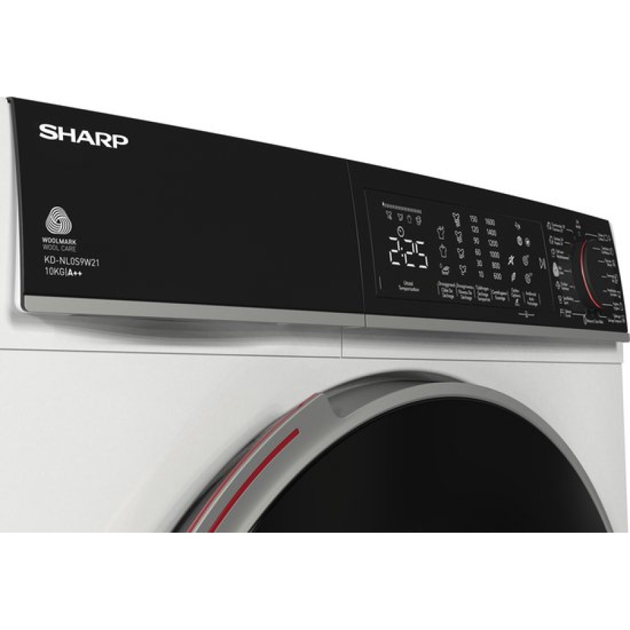 Sharp KDNL0S9W21BE Warmtepompdroger 10kg - Afbeelding 3