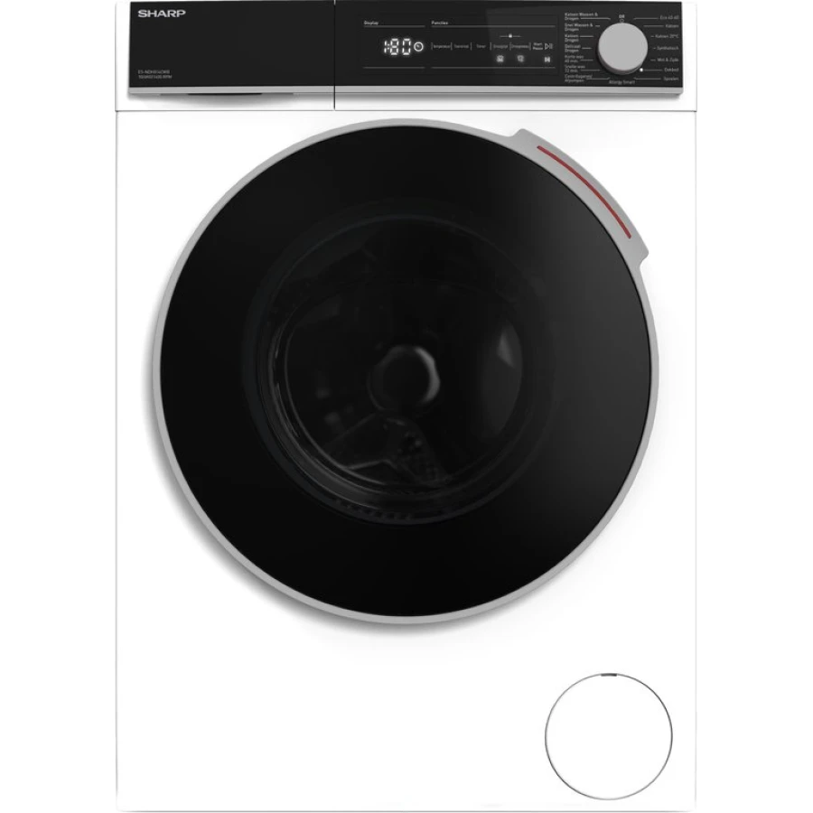 Sharp ESNDH014CWBBX Was-Droogcombinatie 10kg wassen - 6kg drogen - Afbeelding 1