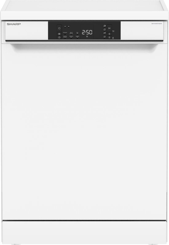 550x798 Sharp QWNA1EF45DW Vrijstaande Vaatwasser - Afbeelding 1