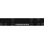 Sharp KH6I38FS00EU-inductie kookplaat-inbouw- 4 kookzones-double cookbridge - Afbeelding 5