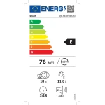 Sharp QWNS1CF49ESEU - vrijstaande vaatwasser - 45cm - Zilver - Afbeelding 6