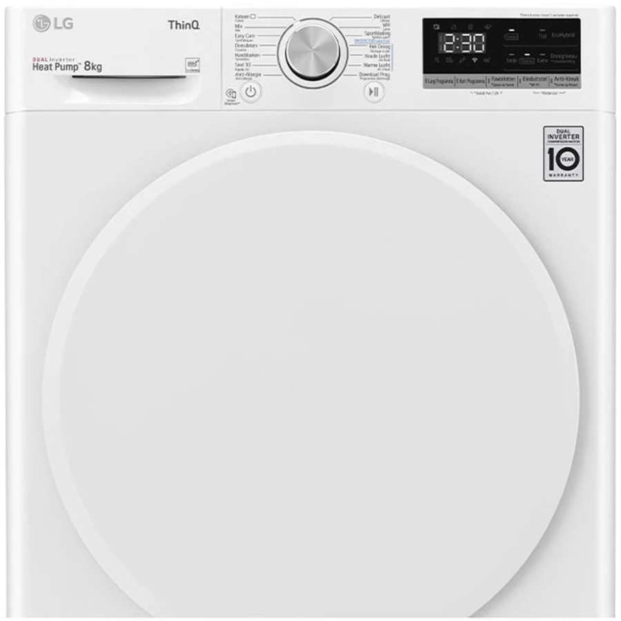 LG | RH80V5AV0N - Warmtepomdroger - 8 kg - Afbeelding 3