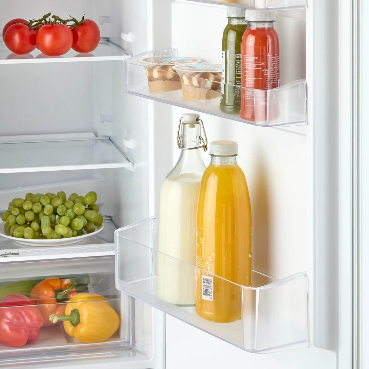 1200x1200 (12) Inventum IKV1786D 178 cm energiezuinige inbouw koel-vriescombinatie - 251 liter - Koelkast met vriesvak 70 liter - Vershoudlade - Supervriezen - Led-verlichting - Deur op deur - Wit - Afbeelding 3