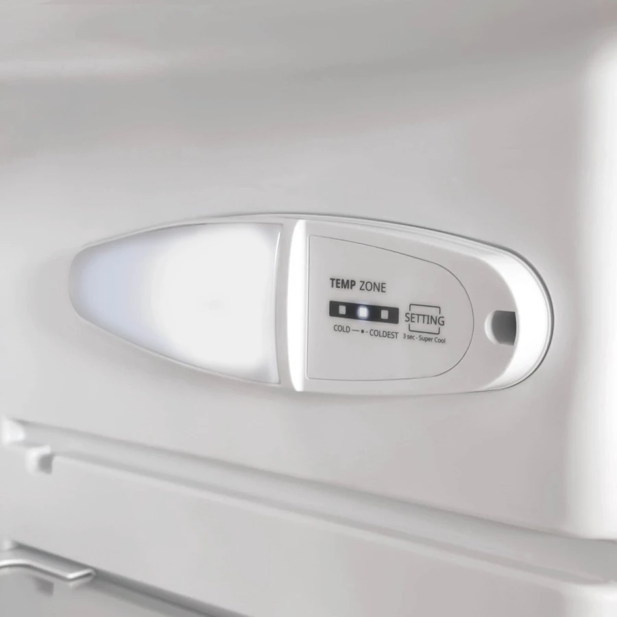 Inventum KK550 tafelmodel koelkast energiezuinig - 131 liter - Zonder vriesvak - 55 cm breed - Superkoelen - Led-verlichting - Energielabel D - Vrijstaand - Wit - Afbeelding 9