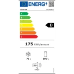 Inventum KV1808R - Koel-vriescombinatie - 180cm hoog - RVS - Afbeelding 8