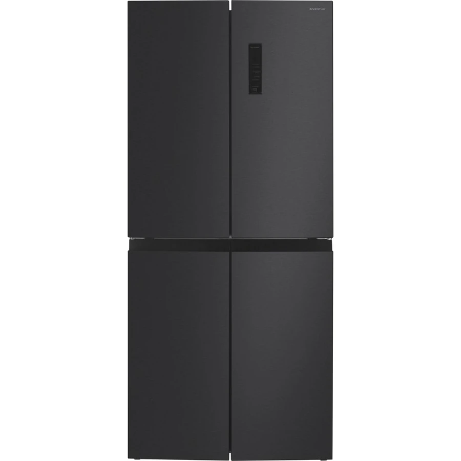 Inventum SKV4180B - Amerikaanse koelkast - Digitaal display - 4 deuren - Zwart - Afbeelding 1