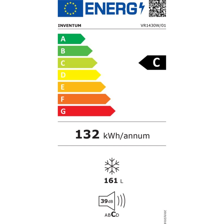 Inventum VR1430W Kastmodel Vriezer - 143 cm hoog - 5 lades/vakken - Wit - Afbeelding 9