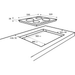 Inventum IKI6028 - Inbouw inductie kookplaat - 60 cm - 4 kookzones - 1- of 2-fase - Randloos - Zwart - Afbeelding 10