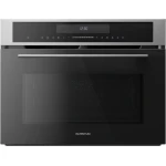 Inventum IMC4535RT- Inbouw combi-oven - Hetelucht - Magnetron - 45 cm hoog - Zwart/RVS