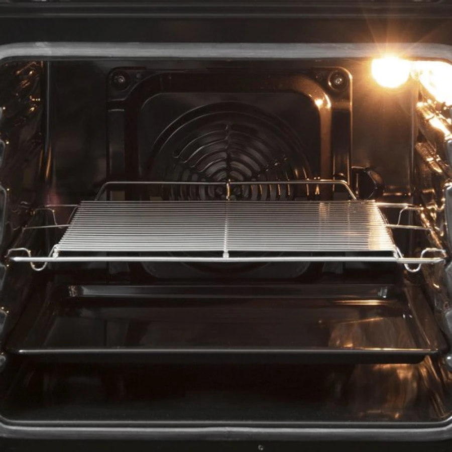 Inventum VFG5020GRVS - Vrijstaand gasfornuis - Elektrische oven - 4 kookzones - 50 cm - 62 liter - Zilver/Zwart - Afbeelding 4