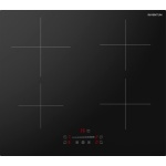 Inventum IKI6028 - Inbouw inductie kookplaat - 60 cm - 4 kookzones - 1- of 2-fase - Randloos - Zwart