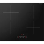 Inventum IKI6028 - Inbouw inductie kookplaat - 60 cm - 4 kookzones - 1- of 2-fase - Randloos - Zwart