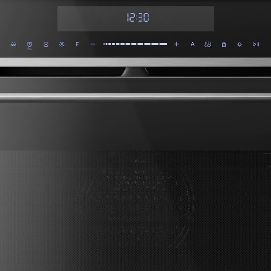 Inventum IMC4535RT- Inbouw combi-oven - Hetelucht - Magnetron - 45 cm hoog - Zwart/RVS - Afbeelding 4