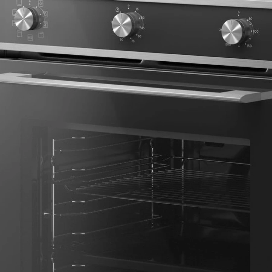 Inventum IOH6072RK- Inbouw oven - 60 cm hoog - Zwart/RVS - Afbeelding 5