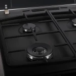 Inventum VFG6034WGZWA - Vrijstaand gasfornuis - Elektrische oven - 4 kookzones - 60 cm - Zwart - Afbeelding 5