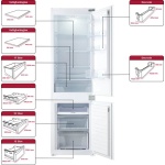 Inventum IKV1786S - Inbouw Koel-vriescombinatie - 177cm hoog - Wit - Afbeelding 4