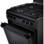 Inventum VFG6034WGZWA - Vrijstaand gasfornuis - Elektrische oven - 4 kookzones - 60 cm - Zwart - Afbeelding 6