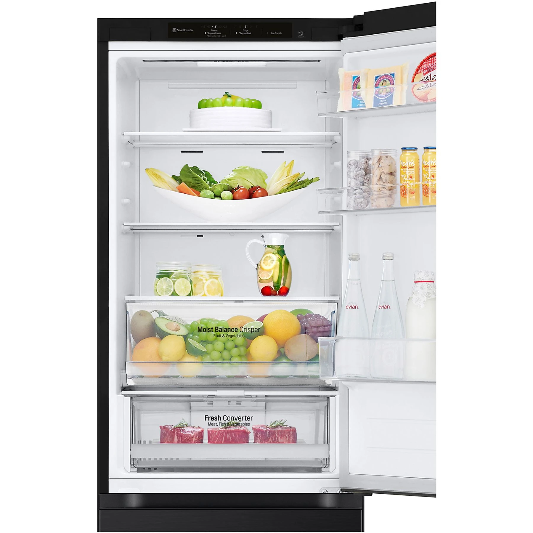 ASSET_MMS_140007960 LG GBV3100CEP DoorCooling+ - Koel-vriescombinatie - breedte 59.5 cm - hoogte 186 cm - inhoud 300 l - NoFrost - Afbeelding 3