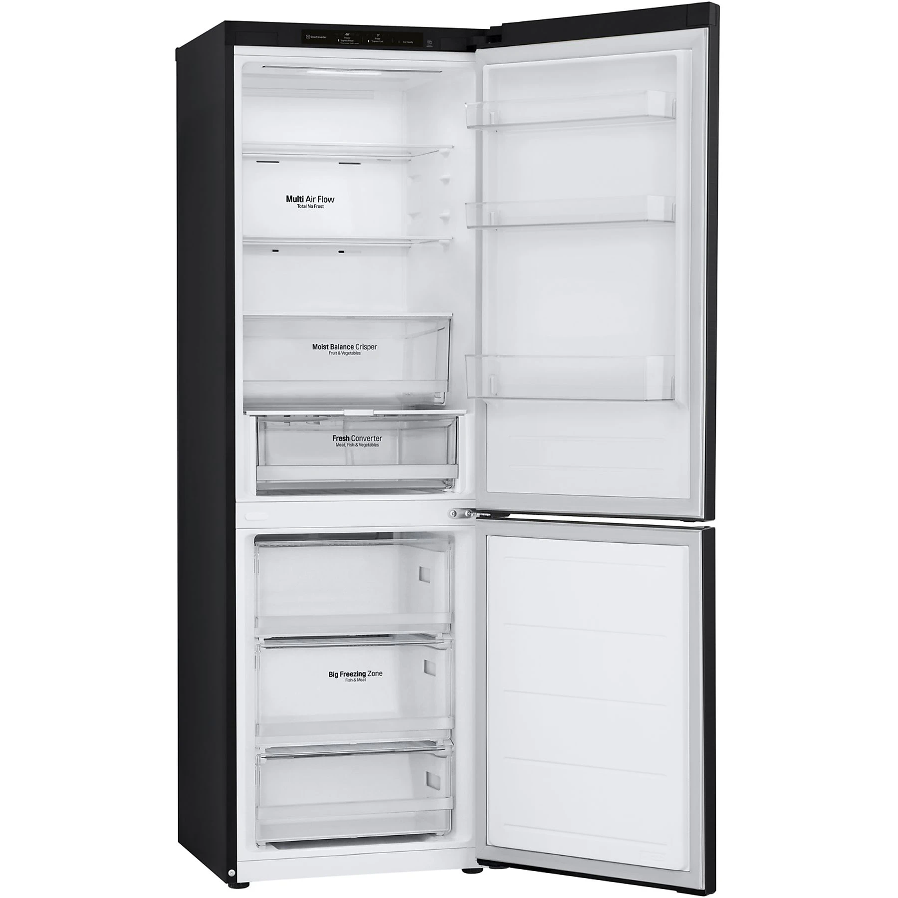 ASSET_MMS_140007961 LG GBV3100CEP DoorCooling+ - Koel-vriescombinatie - breedte 59.5 cm - hoogte 186 cm - inhoud 300 l - NoFrost - Afbeelding 2