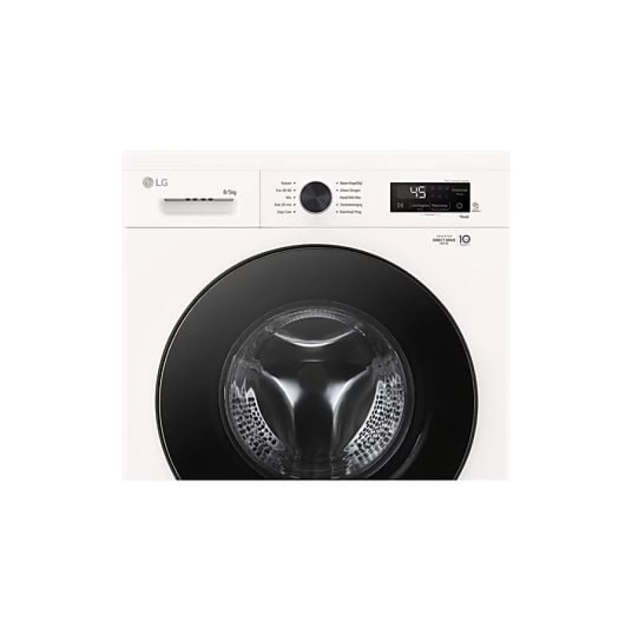 LG W4X1085NWB - Energie label A - Steam™- 6 Motion DD - 8 kg + 5 kg Was-droogcombinatie - Afbeelding 2